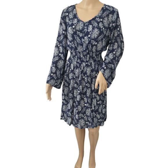 J Gee Floral Dress MP Long Sleeve Petite Cottage Fairy Grunge Romantic Cottage - Picture 2 of 16